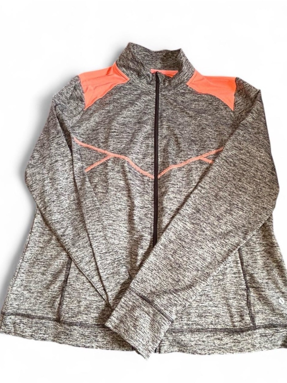 Xersion Grey & Pink Athletic Jacket — Size XL